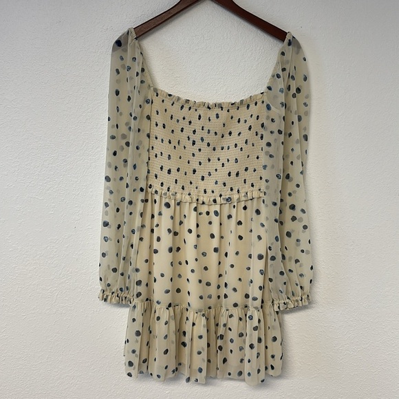 Aritzia Wilfred Tempest Dress Birch Classic Navy size medium NWT - Picture 2 of 12